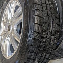 【205/65R16 95Q】ダンロップ ウィンターマックス WM01 スタッドレスタイヤ・ホイールセット　DUNLOP 205/65R16　４本セット
