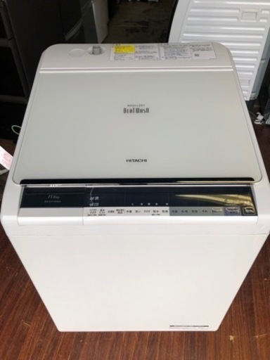 北九州市内配送無料　保証付き　HITACHI(日立)洗濯乾燥機11㎏/6㎏ビートウォッシュ BW-DX110AE4