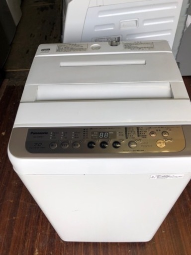 北九州市内配送無料　保証付き　パナソニック Panasonic NA-F70PB11-T [全自動洗濯機 7kg バスポンプ内蔵タイプ ブラウン]