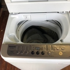 北九州市内配送無料　保証付き　パナソニック Panasonic NA-F70PB11-T [全自動洗濯機 7kg バスポンプ内蔵タイプ ブラウン]