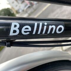 自転車 No.1043 ブラック Bellino 27インチ 6段切替 LEDオートライト