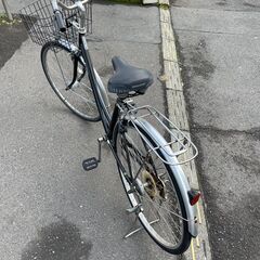 自転車 No.1043 ブラック Bellino 27インチ 6段切替 LEDオートライト