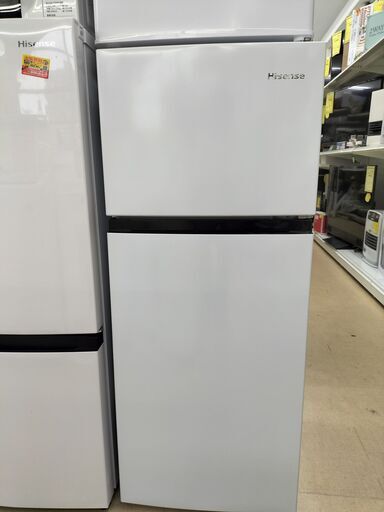 ハイセンス　2ドア冷蔵庫　HR-B12E2W 　２０２２年製　IK-463