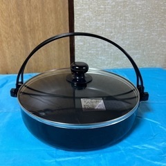 KR-4893 IH対応 すきやき鍋 26cm（ガラス蓋付）