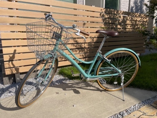 美品✨ブリヂストン/26インチ 3段変速 オートライト シティサイクル