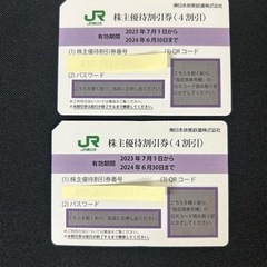 JR東日本 株主優待券(4割引) 2枚セット