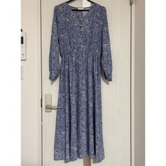 【新品】Honeys 花柄ロングワンピース XL