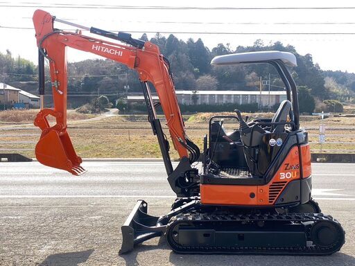HITACHI ミニ油圧ショベルZX30U-2 全塗装済み