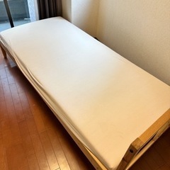 無料【IKEA】シングル　ベッド　ベッドフレーム　マットレス　セット