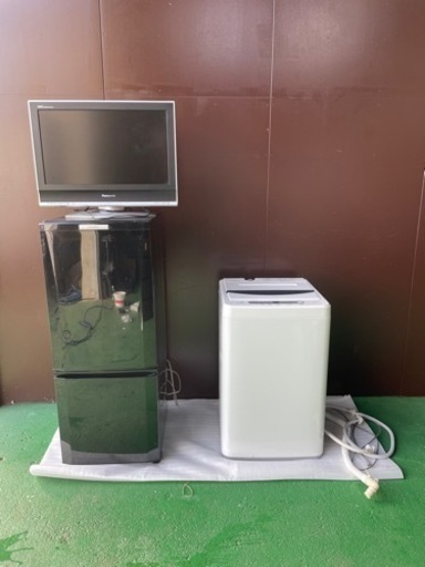［商談中］新生活応援セット★洗濯機 冷蔵庫 テレビ　3点洗浄済み