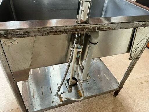 タニコー】 水栓【蛇口】付き1槽シンク 業務用 tanico 1槽シンク 混合水