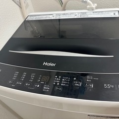 【ネット決済】洗濯機　Haier使用期間1年