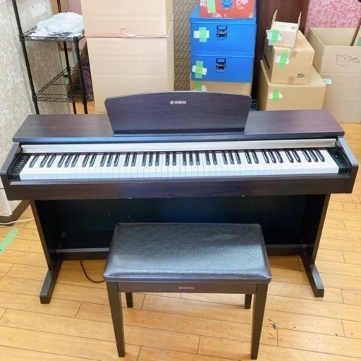 【動作品】YAMAHA ヤマハ 電子ピアノ YDP-151 2005年製 椅子付き 楽器 ピアノ 鍵盤 中古 現状品