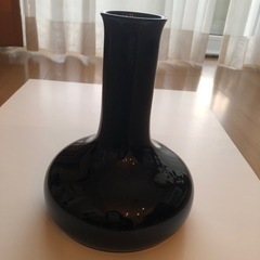 花瓶　黒　clay