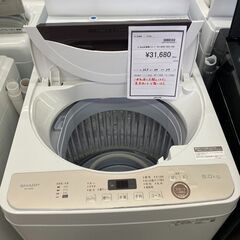 ｼｬ-ﾌﾟ　6.0kg洗濯機　HG-1588