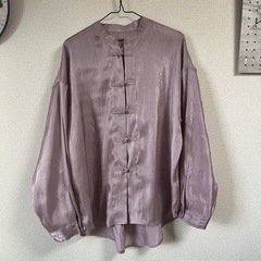 チャイニーズシャツ（紫）