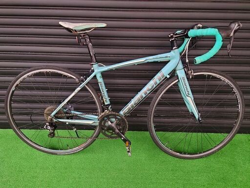 【ジャンク品】Bianchi ビアンキ Via nirone7 ヴィアニローネセブン  アルミフレーム 500mm 【引取限定・現状渡し】三重県