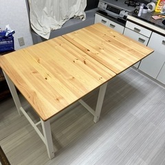 IKEA 折り畳みテーブル【組み立て品そのまま引き取り限定】