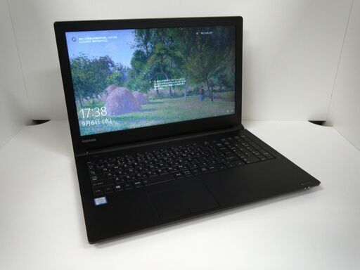 【お渡し済み】東芝 windows10 15.6型ノートPC 第6世代Corei3 + SSD  + メモリ8GB【メンテナンス済み】（161671）