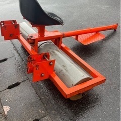 麦踏みローラー！ローラ！鎮圧！ローラー幅約1325mm！テーラー！耕運機！管理機！パーツ！部品！牽引！ 麦踏みローラー！ローラ！鎮圧！ローラー幅約1325mm！テーラー！耕運機