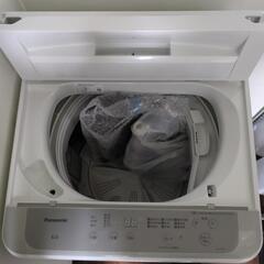 洗濯機　Panasonic NA-F6B1 ホワイト