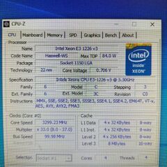 コンピューター intel Xeon e3 1226v3