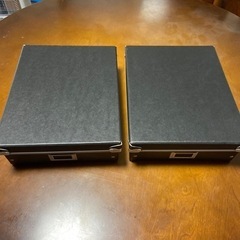 収納ケース　パルプ　ボックス　フタ式　ブラック　ファイルボックス
