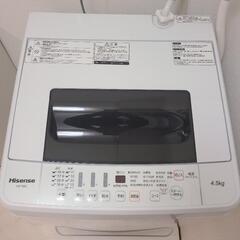 Hisense　4.5kg 全自動洗濯機 HW-T45C