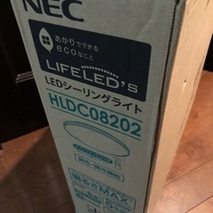 NEC   LEDシーリングライト　リモコン付き！