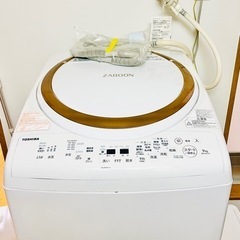 【ネット決済】ZABOON  TOSHIBA 2018年製　洗濯乾燥機