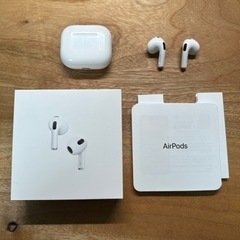 APPLE AirPods 第3世代　MME73J/A