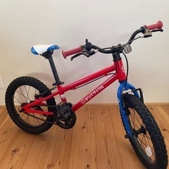 よつばサイクル 16インチ ヒーローレッド (補助輪パーツ付き) ヨツバサイクル 16インチ ヒーローレッド 子供自転車