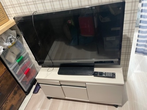 【引取先決まりました】TOSHIBA 液晶テレビ32型テレビ台セット