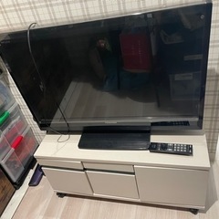 【引取先決まりました】TOSHIBA 液晶テレビ32型テレビ台セット
