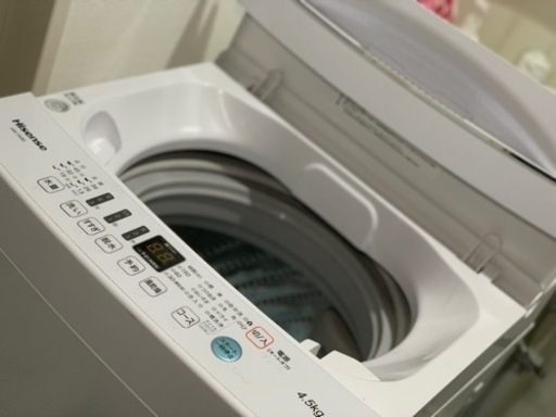 ⭐️³₃✨️お届け設置無料(⛩✨️京都限定特別価格❣️⛩)❣️洗濯機Hisense  4.5kg 2019年製❣️