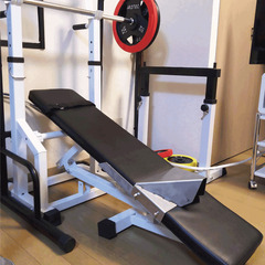 応相談＆お届け可(限定エリア)：ウエイト・トレーニング・ベンチプレス・セット／バラ売り可／インクライン・セーフティバー・ショートバーベルシャフト・ダンベルシャフト・各種ウエイト：10KG 5KG 2.5KG 1.25KG／筋トレ・ウエイトトレーニング・ジム・フィットネス