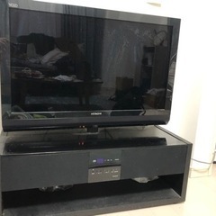 【無料】スピーカーテレビ台付き32型液晶テレビ
