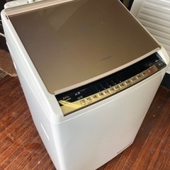 福岡市内配送設置無料　日立 HITACHI BW-DV80A N [ビートウォッシュ 洗濯乾燥機 （8kg） シャンパン]