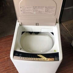 福岡市内配送設置無料　日立 HITACHI BW-DV80A N [ビートウォッシュ 洗濯乾燥機 （8kg） シャンパン]
