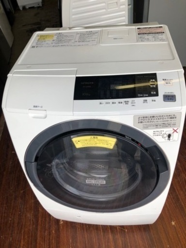 福岡市内配送設置無料　日立 HITACHI BD-S3800L W [ビッグドラム ななめ型ドラム式洗濯乾燥機（10.0kg） 左開き ホワイト]