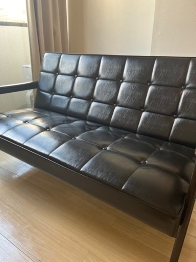 ジモティ来店特価!!　2人がけソファー　グレー　　J-2501165 ジモティ来店特価!! 2人掛けソファー J-0740