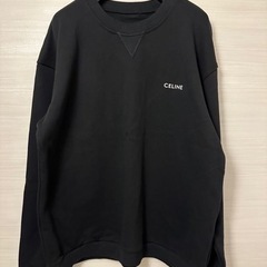 【CELINE】ルーズ スウェットシャツ コットンフリース ブラ...