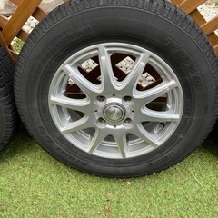 TOYOタイヤ 13インチ スタッドレスタイヤホイールセット ダイハツミラ 