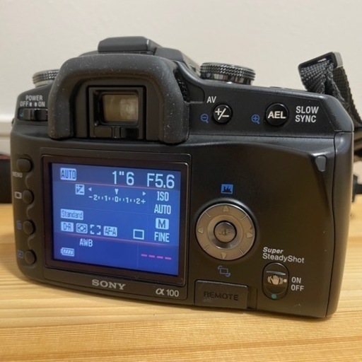【お取引者確定】一眼レフカメラ　SONY &alpha;100一式