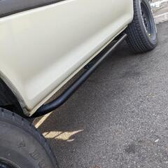 【2/17（土）9:00〜2/20（火）16:00までに引き取り可能な方のみコメント願います。】100系ハイエース　ワゴン　バン　トヨタ純正オプション　サイドガード　サイドバー　チッピング　オフロード　アウトドア　バンライフ　1kz KZH106w toyota hiace 