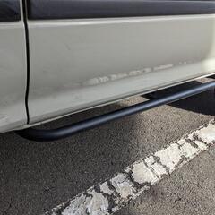 【2/17（土）9:00〜2/20（火）16:00までに引き取り可能な方のみコメント願います。】100系ハイエース　ワゴン　バン　トヨタ純正オプション　サイドガード　サイドバー　チッピング　オフロード　アウトドア　バンライフ　1kz KZH106w toyota hiace 