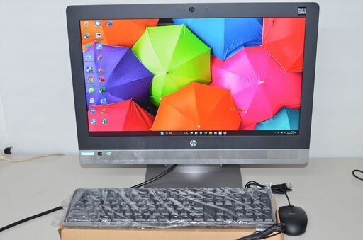 中古良品一体型パソコン HP ProOne 600 G2 Windows11+office 高性能core i3-6100/爆速SSD256GB/メモリー8GB/21.5インチ/DVD/無線/WEBカメラ