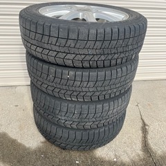 軽自動車　155/65R14 冬タイヤ、アルミホイールセット w...