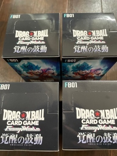 ドラゴンボール 覚醒の鼓動 テープ付き 新品未開封 4ボックス