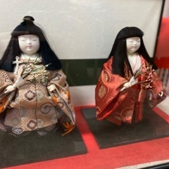 雛人形　お雛様　日本人形　ガラスケース　レトロ